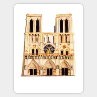 Watercolor - Notre Dame de Paris Sticker